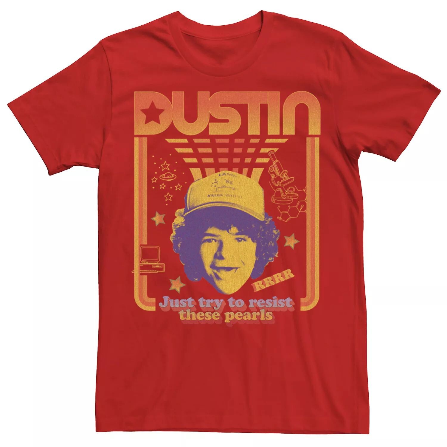 

Мужская футболка Netflix Stranger Things Dustin Licensed Character