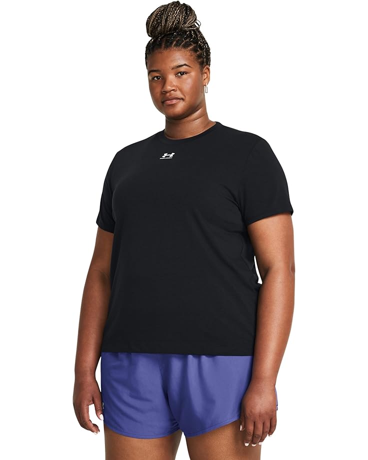 

Футболка Under Armour Rival Core Short Sleeve T Shirt, цвет Black/White
