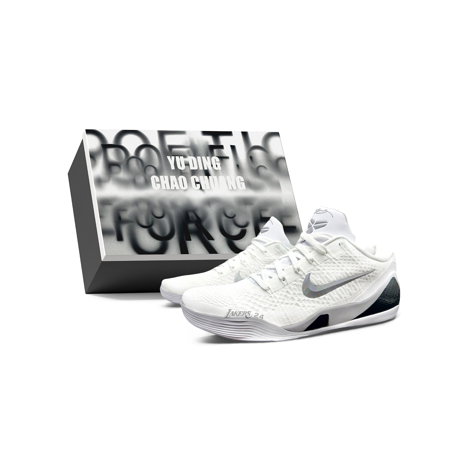 

Баскетбольные кроссовки Kobe 9 Basketball Shoes Unisex Low-Top Gray White Nike