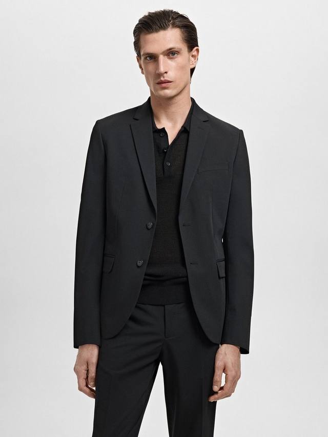

Пиджак Paris Super Slim Fit Mango, Black