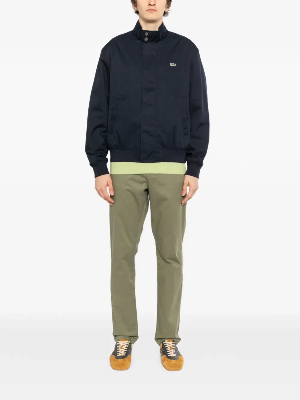 Куртка-харрингтон из саржи Lacoste, синий — фото 2