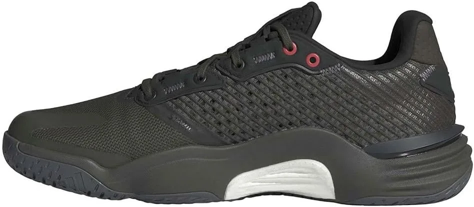 Мужские домашние кроссовки Adidas Stabil 16, черный/зеленый — фото 3