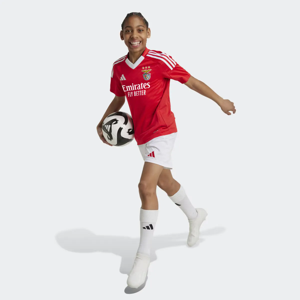 

Футболка детская SL Benfica H Smu Youth adidas, красный