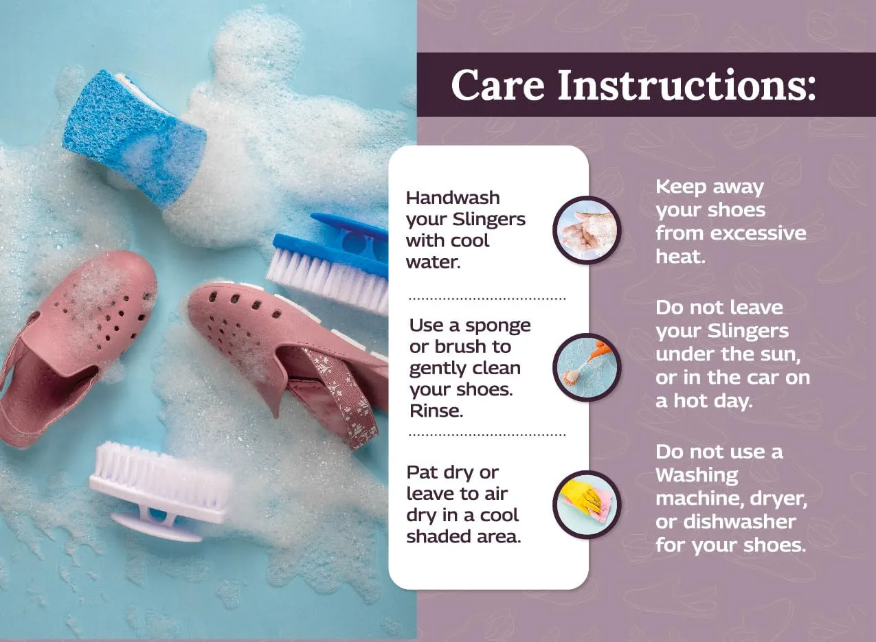 

Детская водная обувь Slingers Slingback - сандалии с эластичной задней ремешком - пенная обувь для бассейна, белый