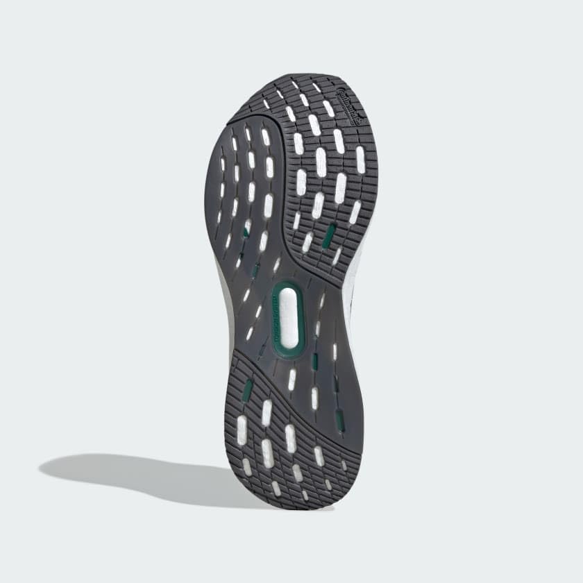 Мужские кроссовки Adidas Ultraboost 5X для бега, белый/зеленый — фото 4