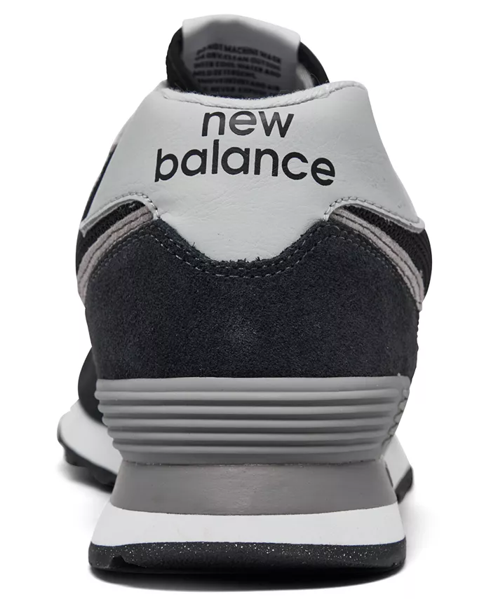 Мужские повседневные кроссовки 574 от Finish Line New Balance, черный — фото 4