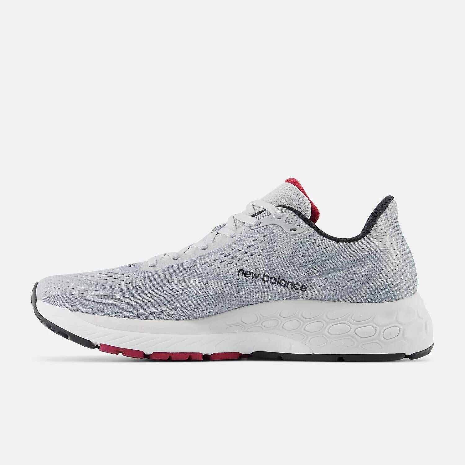 

Мужские туфли Fresh Foam X 880V13 алюминиевого серого/малинового/черного цвета New Balance