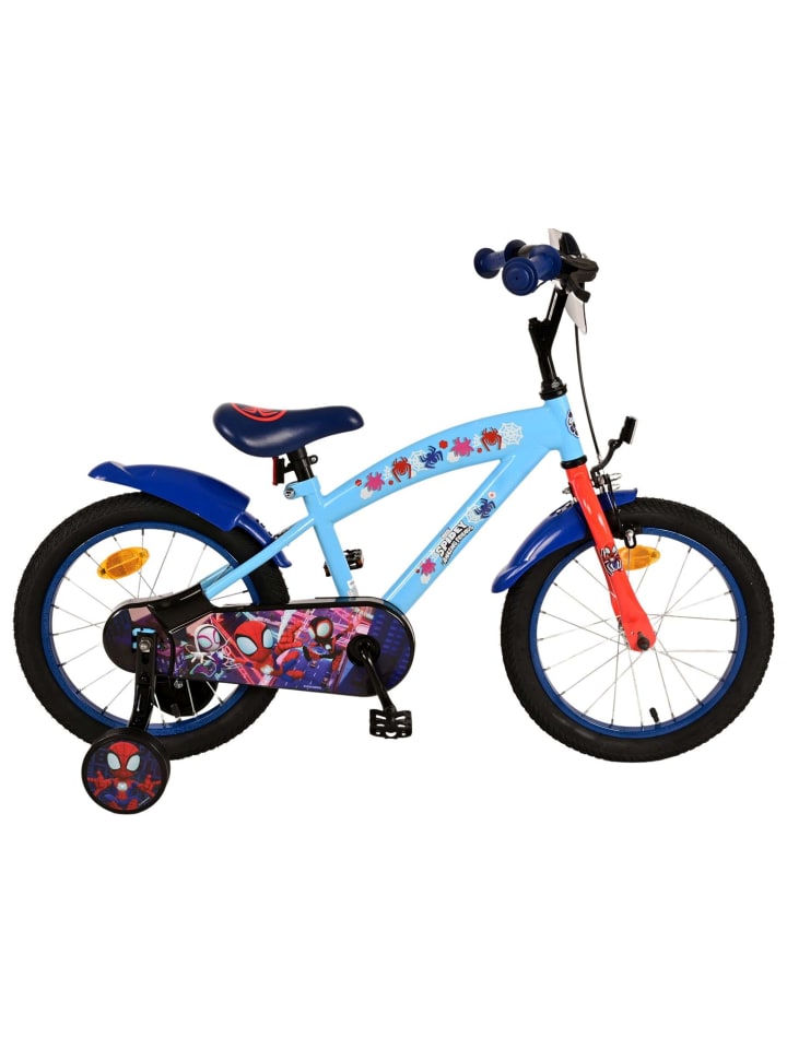 

Volare Детский велосипед Человека-паука высотой 16 дюймов, синий