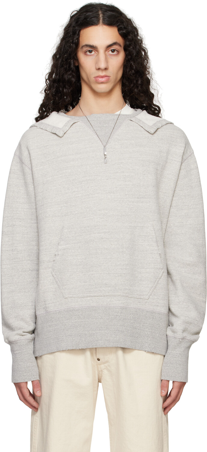 

Толстовка с логотипом серого штампа Maison Margiela, Grey melange