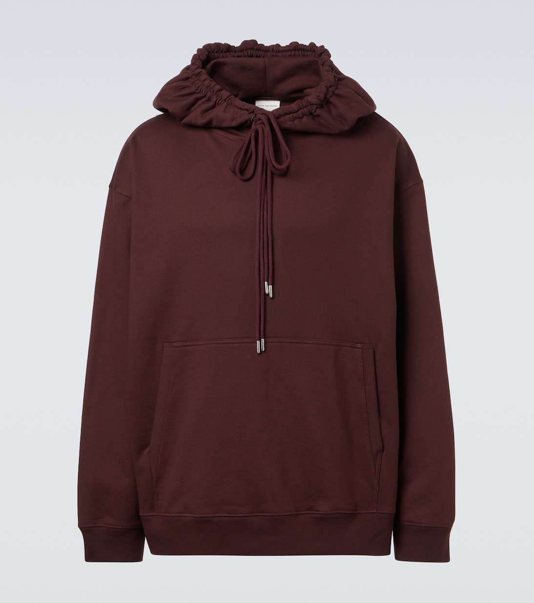 

Толстовка с капюшоном из хлопка Haxel Dries Van Noten, бордовый