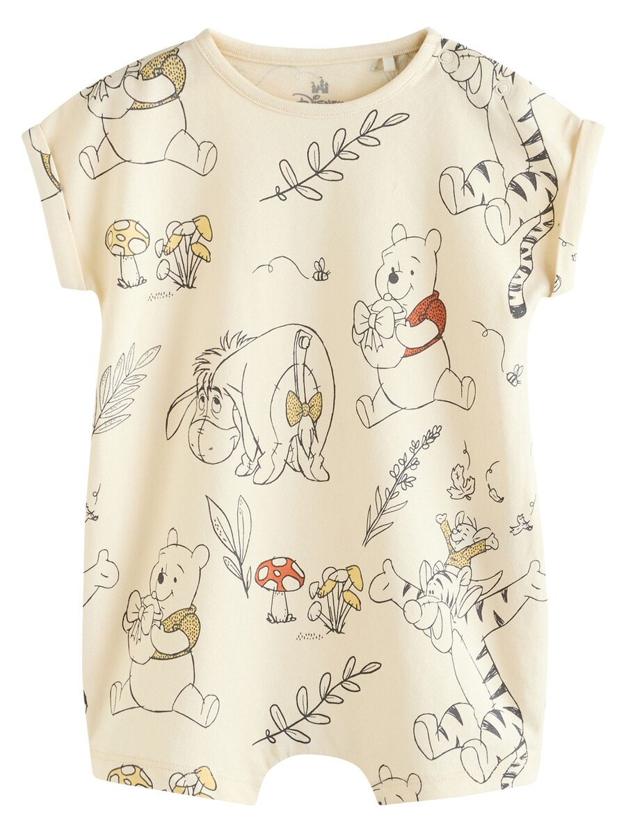 Комбинезон Next Winnie The Pooh, цвет Pastel yellow/Light yellow — фото 3