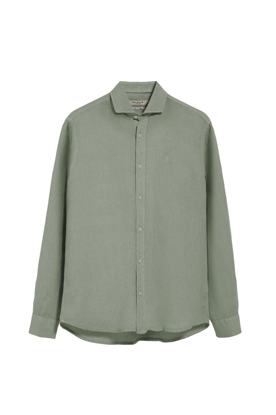 

Рубашка Slim Fit на пуговицах Polo Club, зеленый