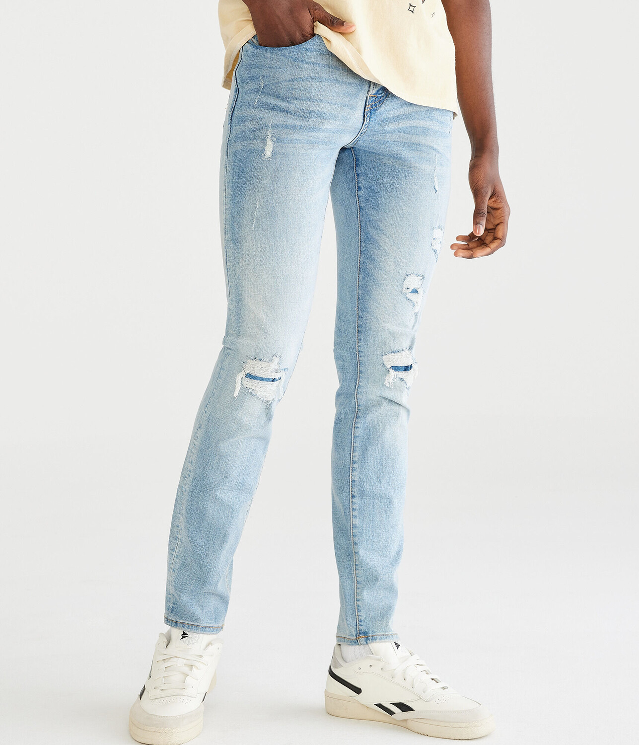 

Джинсы Super Skinny Premium Max Stretch с технологией COOLMAX Aeropostale, синий