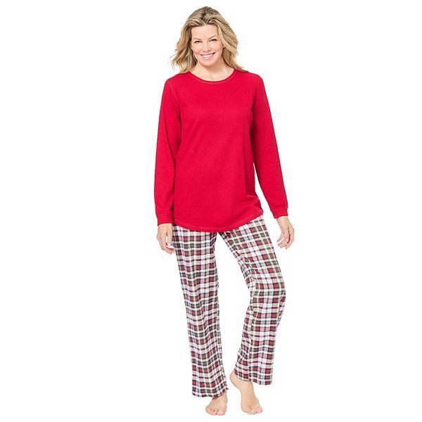 

Термобелье Plus size Only Necessities, Red White Plaid
