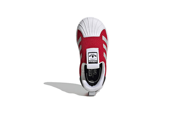 Кроссовки оригинальные superstar 360 shoes Adidas, красный — фото 4