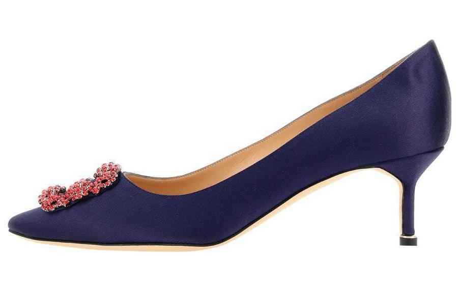 MANOLO BLAHNIK Туфли на высоком каблуке, женские, фиолетовые