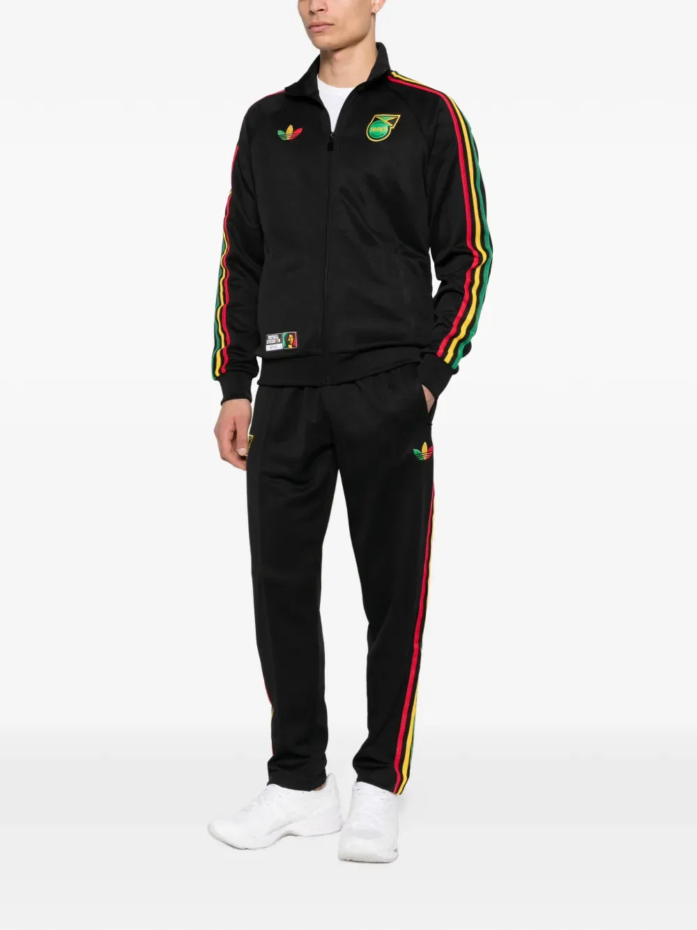 Спортивные штаны Bob Marley Adidas, черный — фото 2