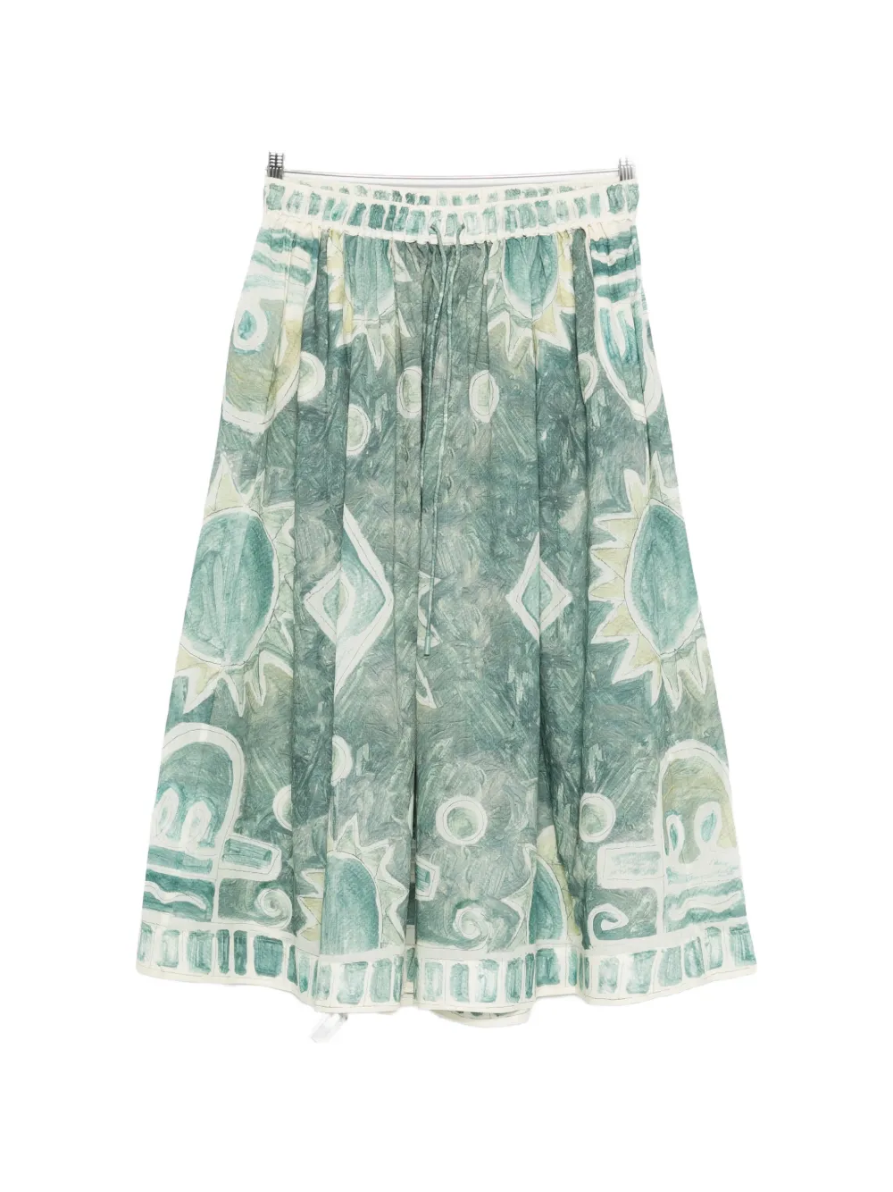 

Брюки с принтом Samira Alemais, зеленый