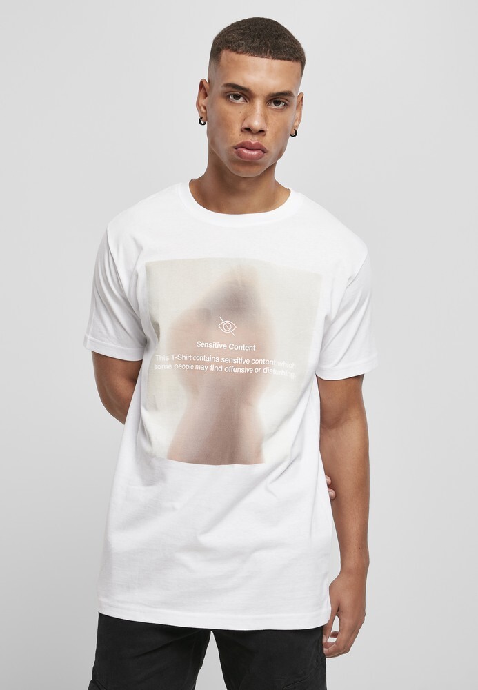 

Футболка Mister Tee Sensitive Content Tee, белый