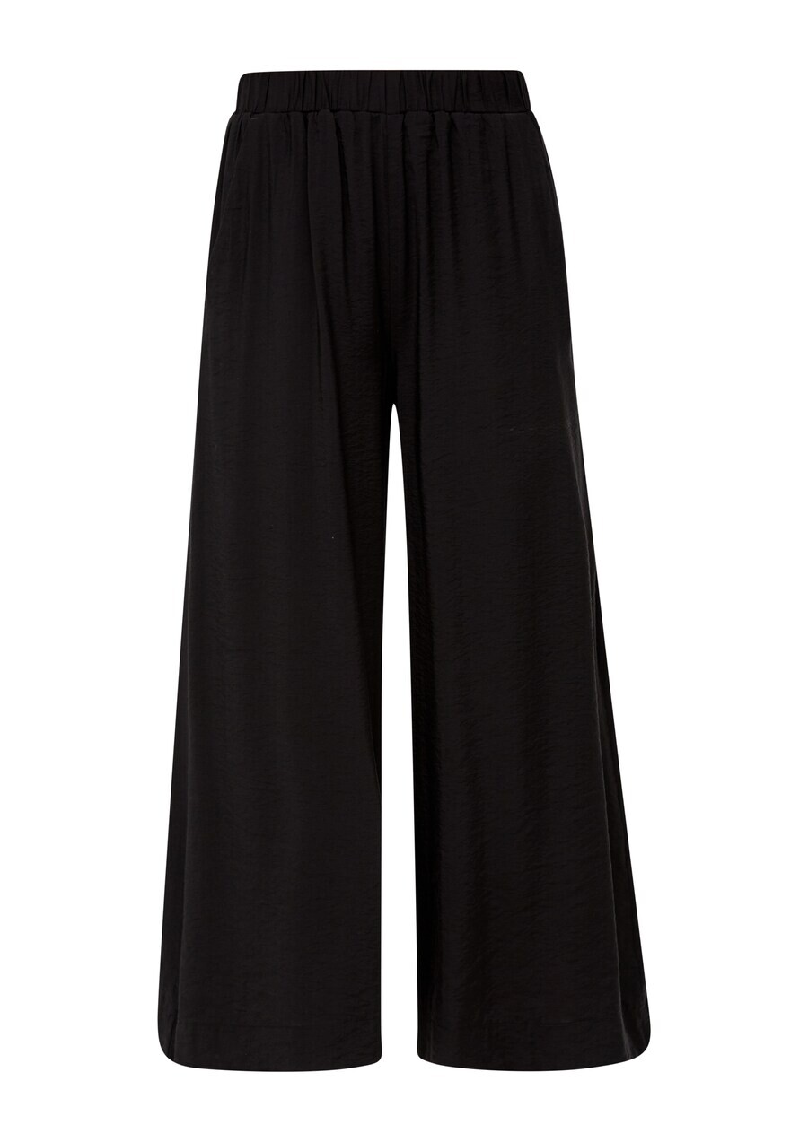 

Тканевые брюки s.Oliver Wide leg Pants, черный