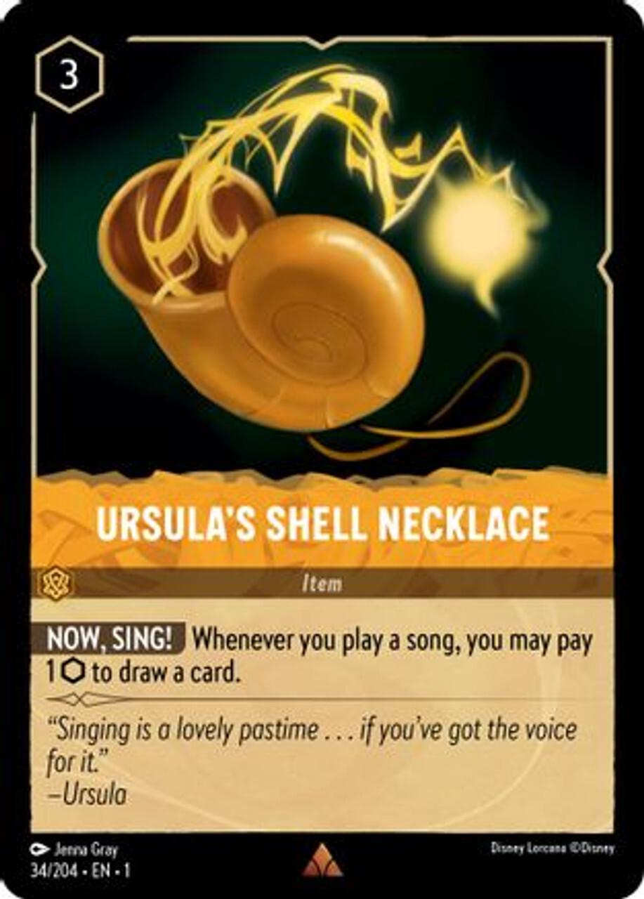

Карточная игра Ursula's Shell Necklace (34/204) - The First Chapter Cold Foil