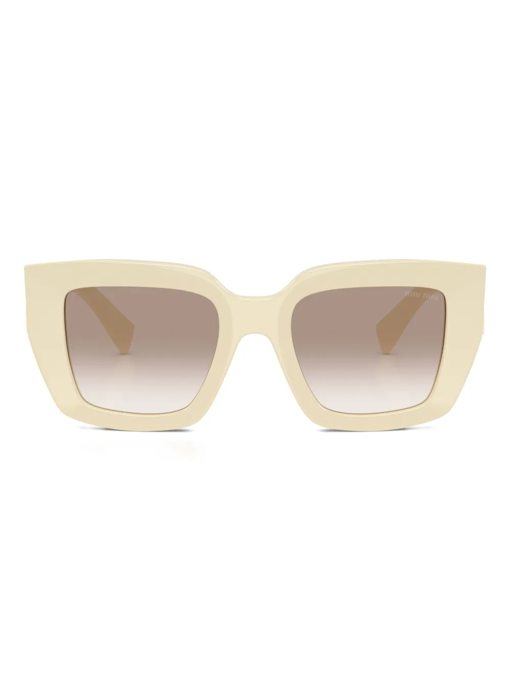 

Солнцезащитные очки в квадратной оправе Miu Miu, нейтральный