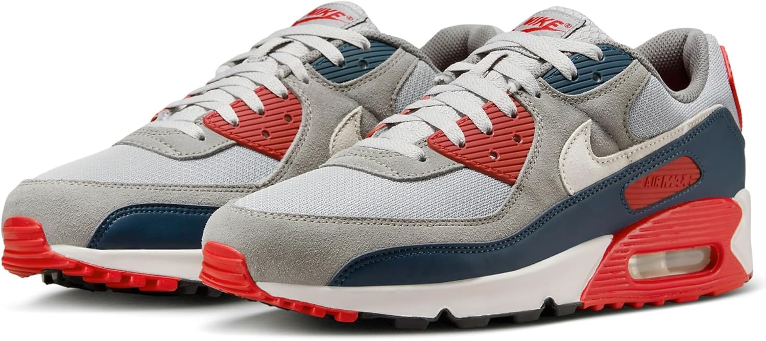 Мужские кроссовки Nike Air Max 90, светло-серый — фото 2