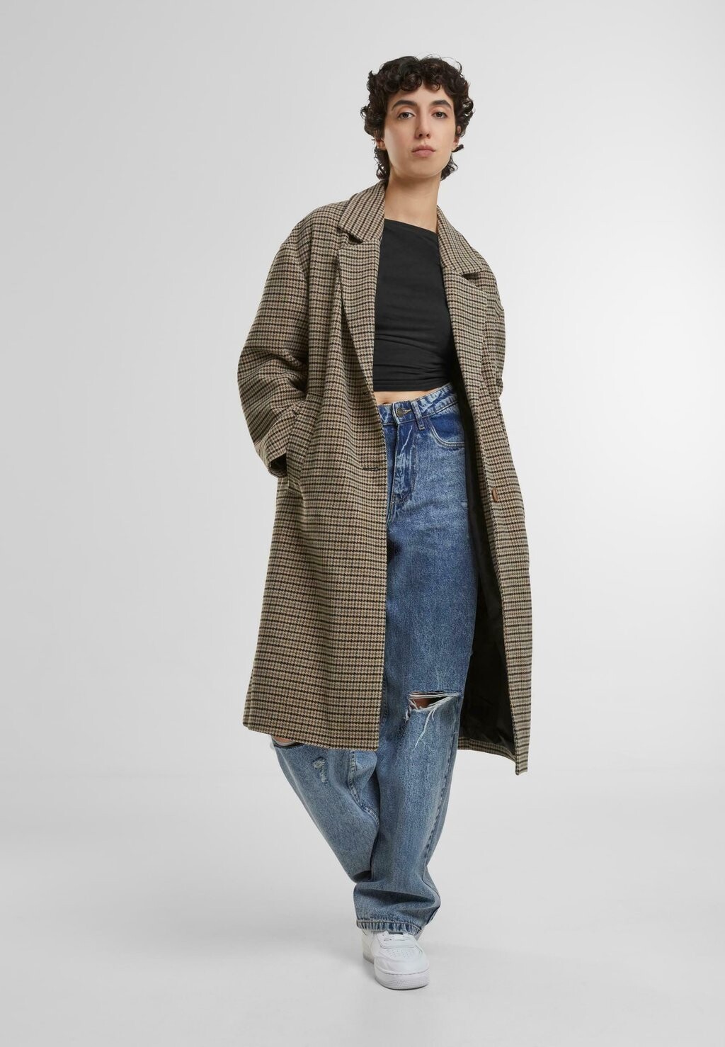 

Классическое пальто OVERSIZED Urban Classics, бежевый
