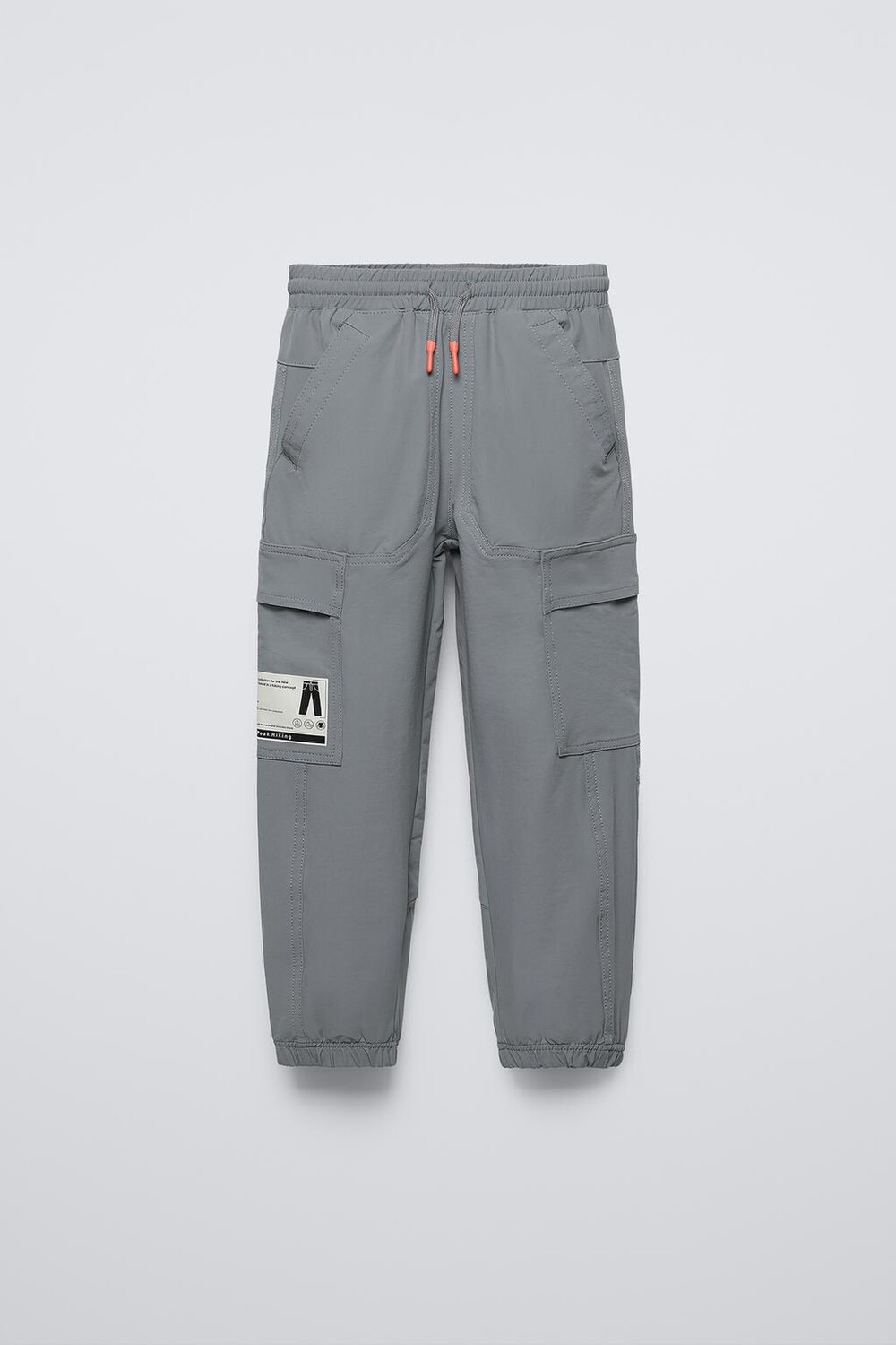 

Спортивные брюки карго ZARA, синий/серый