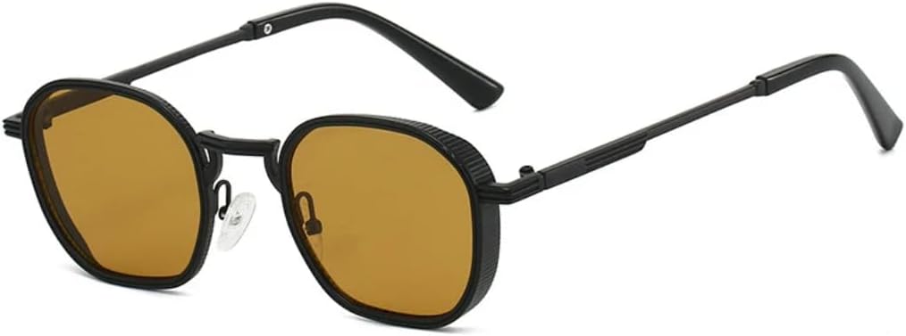 

Ретро металлические женские солнцезащитные очки UV400, модные прозрачные градиентные UV400, мужские трендовые очки в стиле панк (как на картинке) TYUVIVO, As the Picture