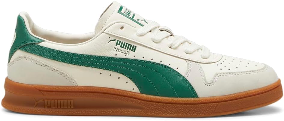 

Мужские кроссовки PUMA Indoor OG с шнуровкой для повседневной носки - молочного цвета, слоновая кость