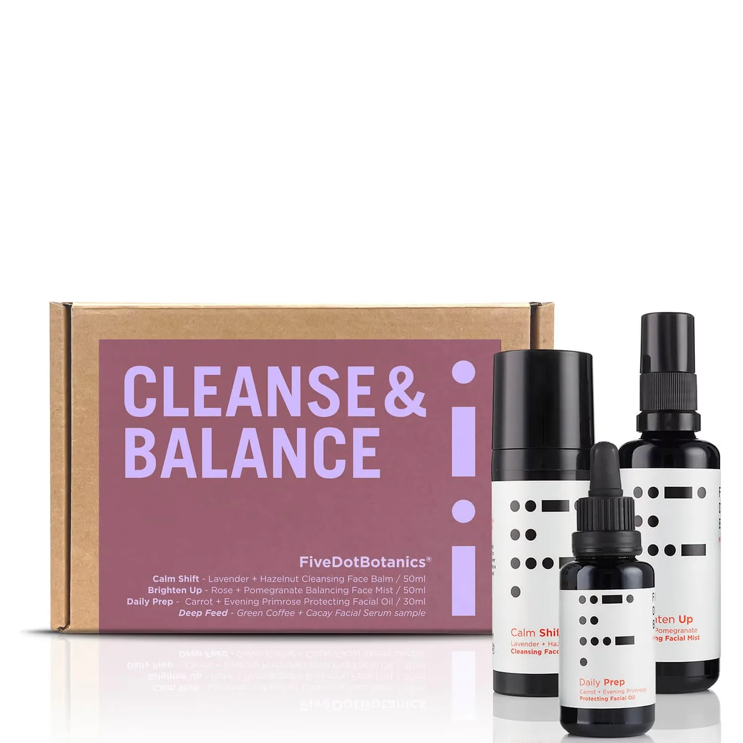 

Подарочный набор для очищения и баланса Five Dot Botanics
