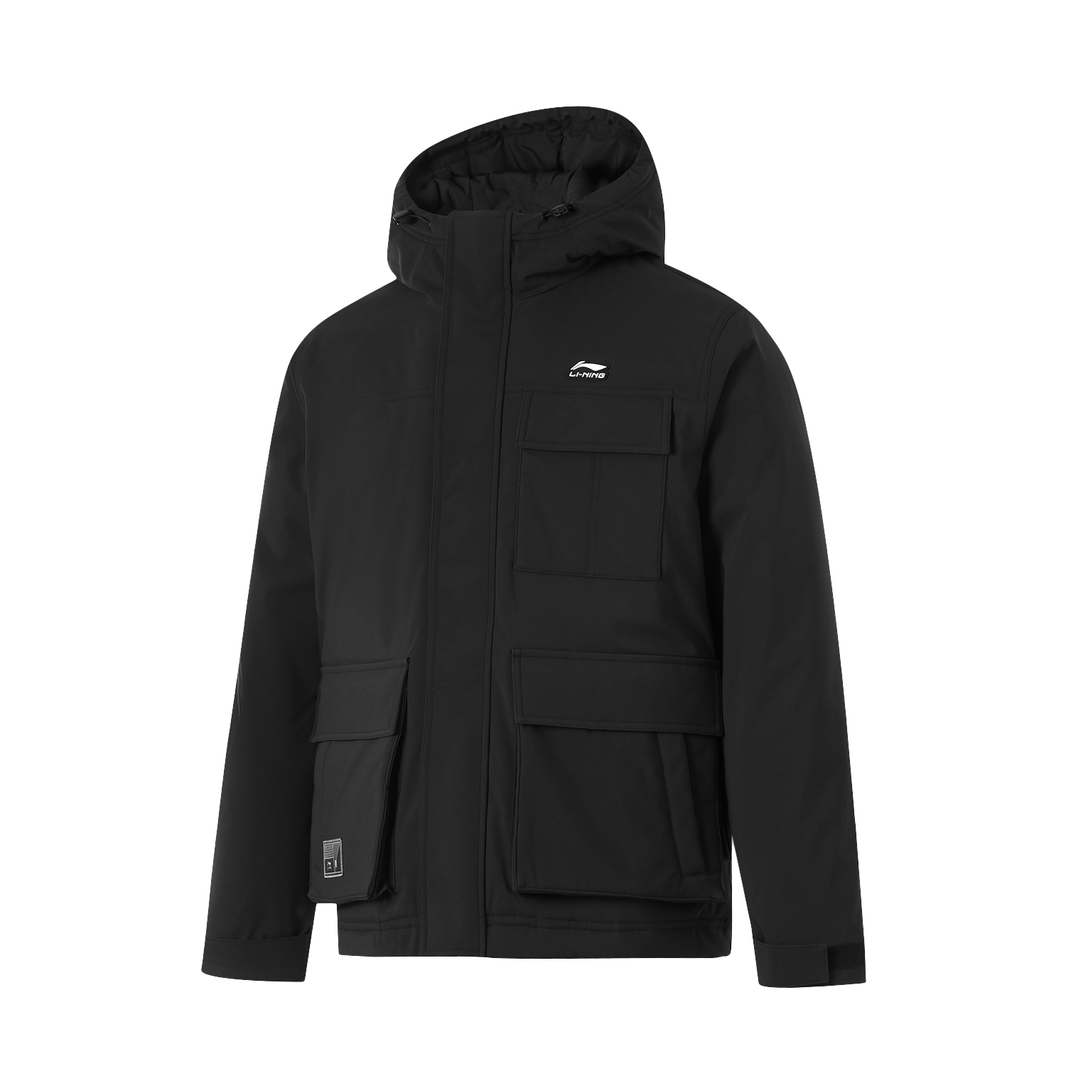 

LINING Спортивная куртка пуховик мужская черная, Black