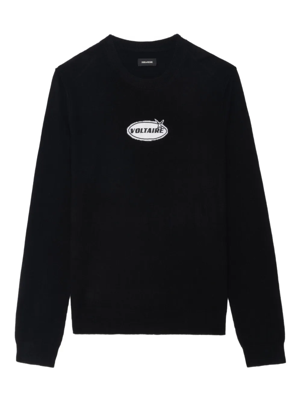 

Свитер с круглым вырезом и логотипом Kennedy Zadig&Voltaire, черный