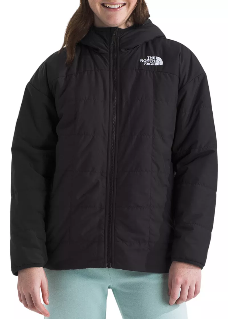 

Двусторонняя короткая парка Shasta для девочек The North Face, цвет TNF Black