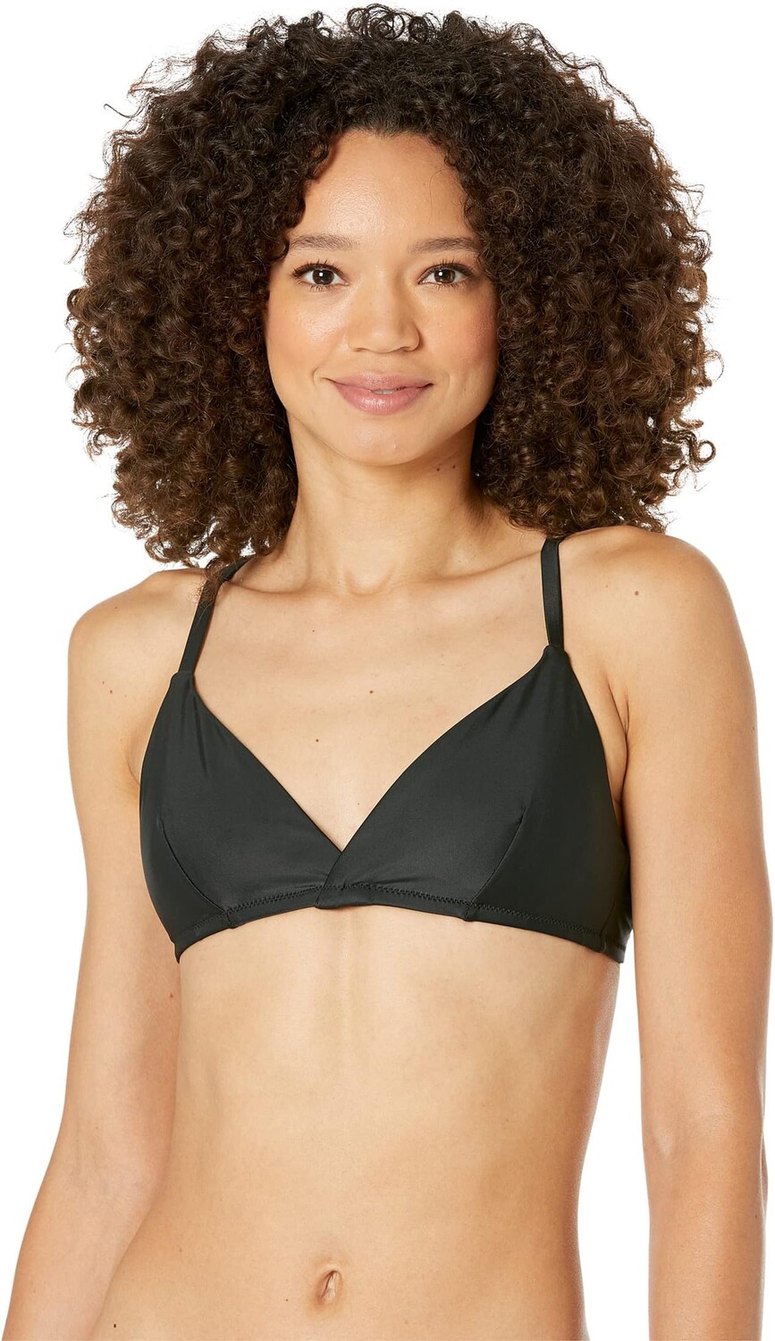 

Верх бикини с завязками на спине Madewell Second Wave, цвет True Black