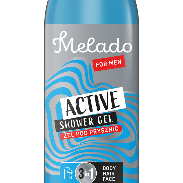 

Мужской гель для душа 3 в 1 для тела, лица и волос, 750 мл Melado Active