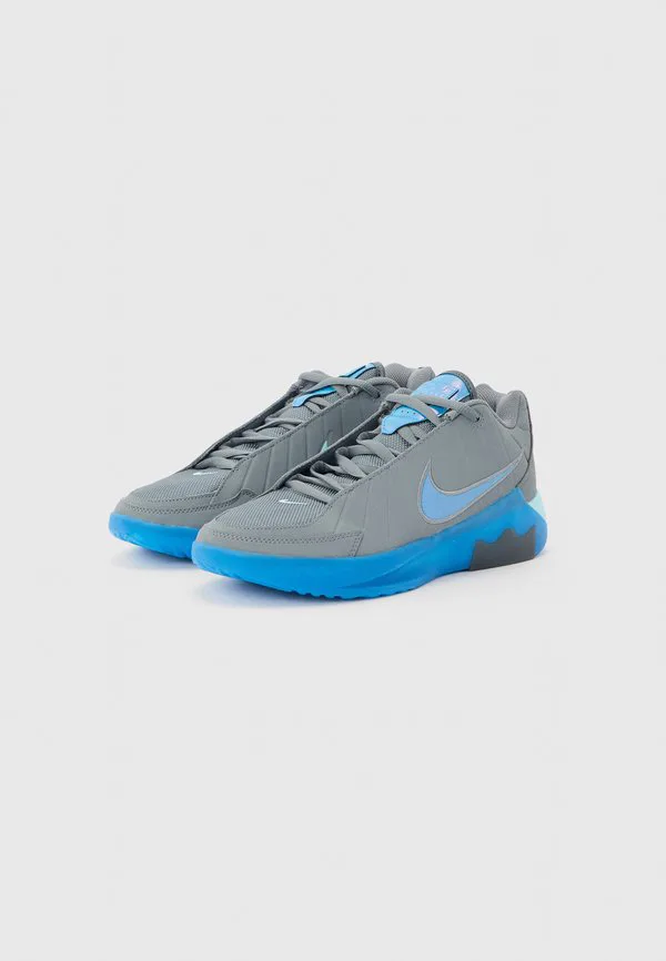 Баскетбольные кроссовки lebron witness ix Nike Performance, Cool Grey/Aurora Blue/Psychic Blue — фото 2