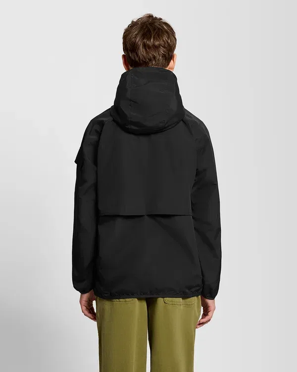 Ветровка с капюшоном Lyle & Scott, цвет черный — фото 3