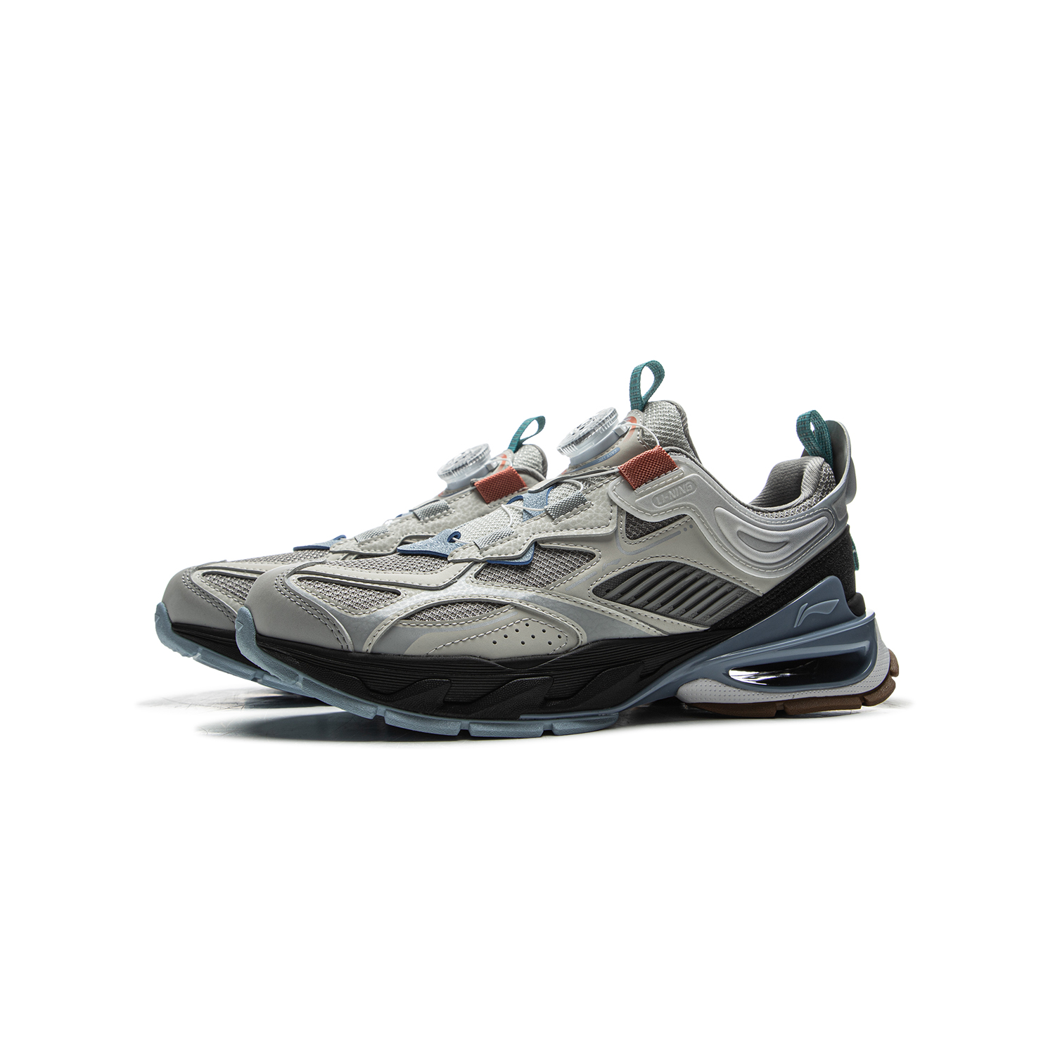 Детские повседневные кроссовки Sports Life Collection Shark Gray/Light Lime LINING YOUNG, серый — фото 4