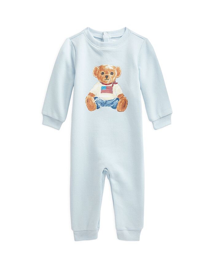 

Флисовый комбинезон унисекс Polo Ralph Lauren Polo Bear — для малышей, синий