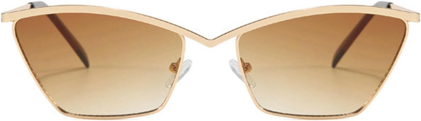 

Солнцезащитные очки «Кошачий глаз» от Helena для женщин, роскошный дизайн, классическая винтажная металлическая оправа, квадратные солнцезащитные очки для женщин, ретро-очки, C2