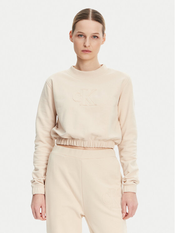 

Толстовка обычного кроя J20J225363 Calvin Klein Jeans, бежевый
