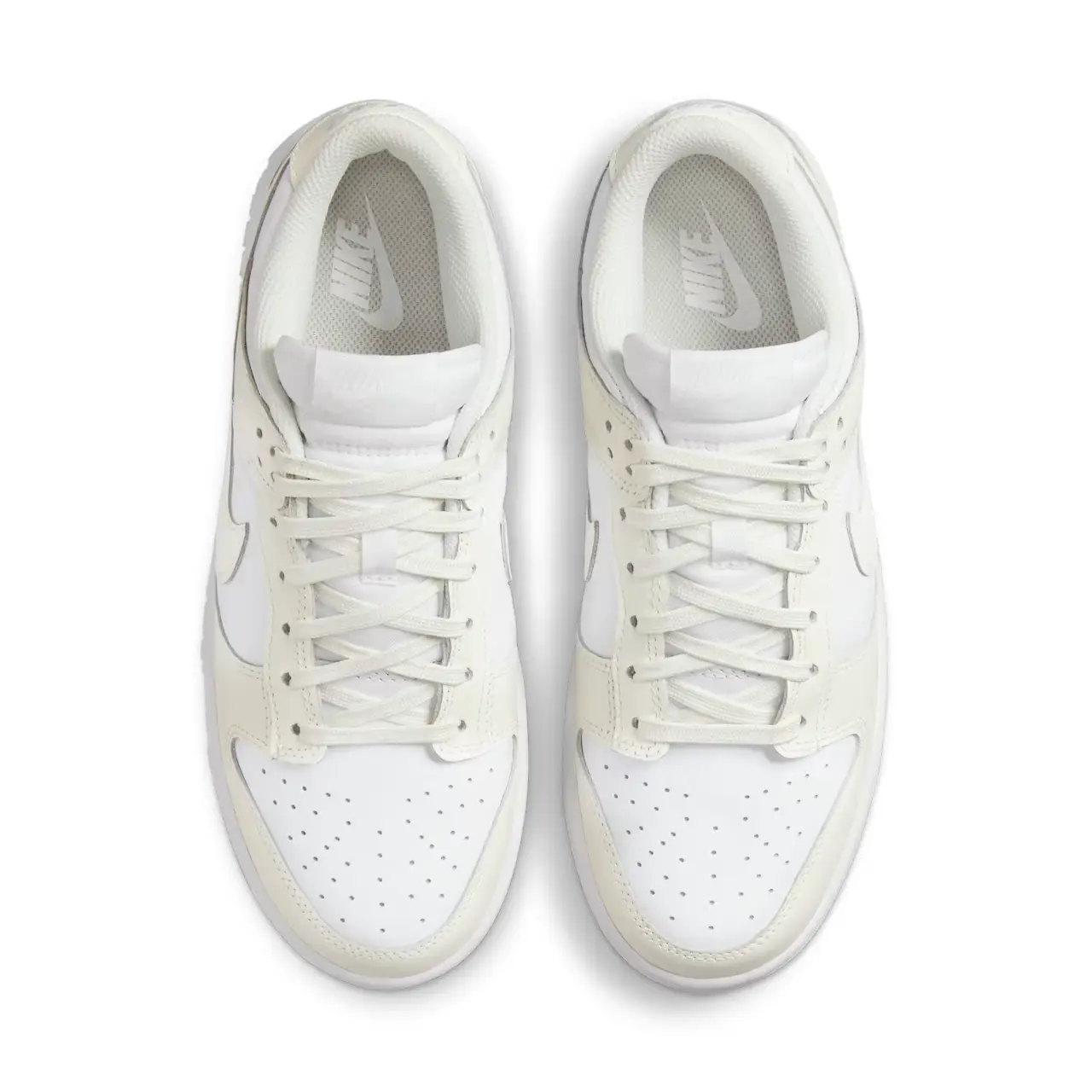 Nike Dunk Low DD1503-121 Кроссовки женские белые кожаные повседневные — фото 4