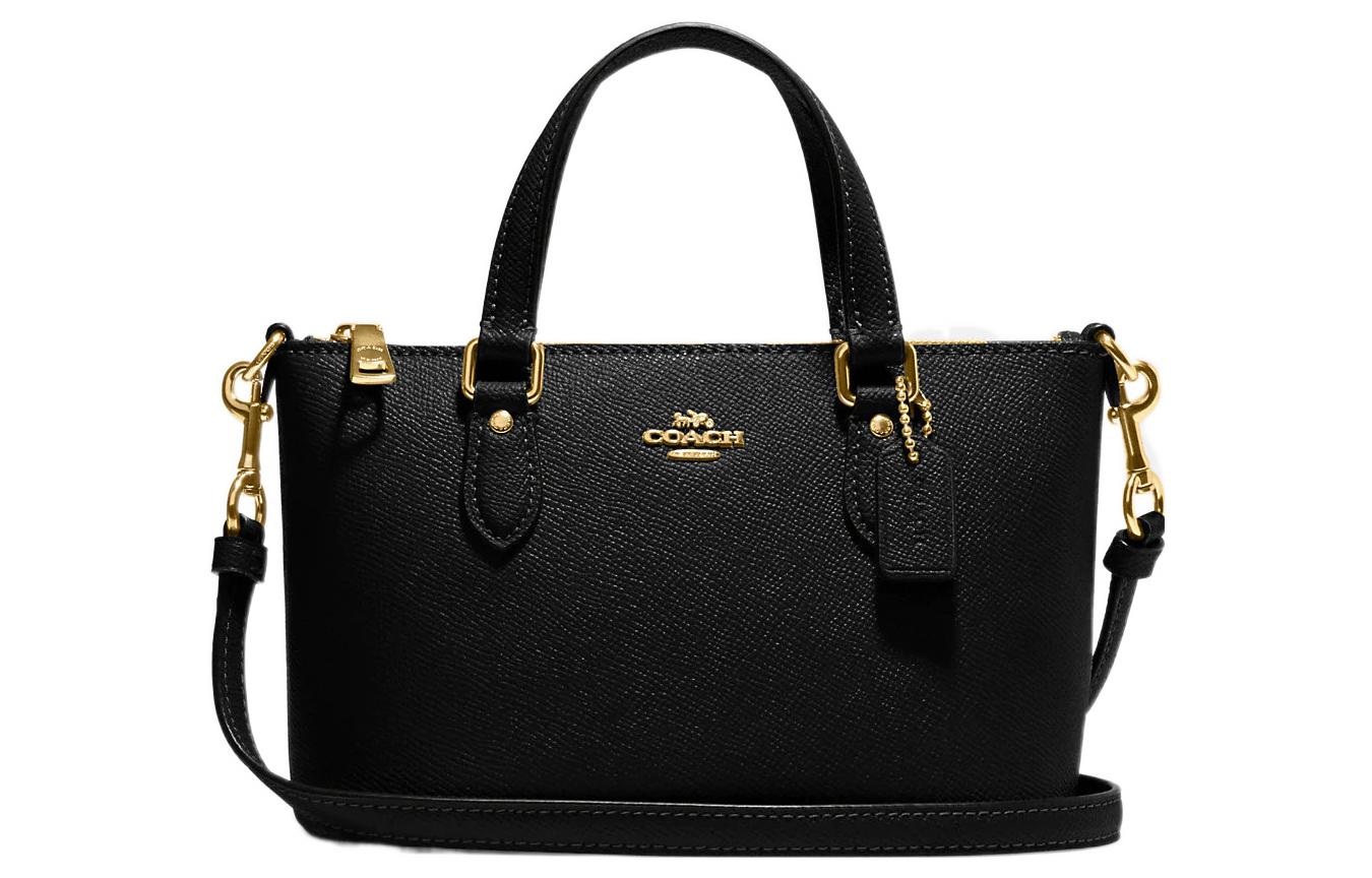 

COACH Кроссбоди мини из галантерейной кожи черный