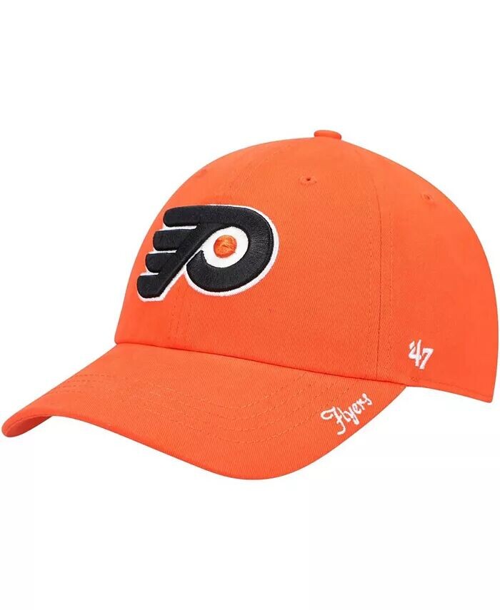 

Женская оранжевая бейсболка Philadelphia Flyers Team Miata Clean Up Adjustable '47 Brand