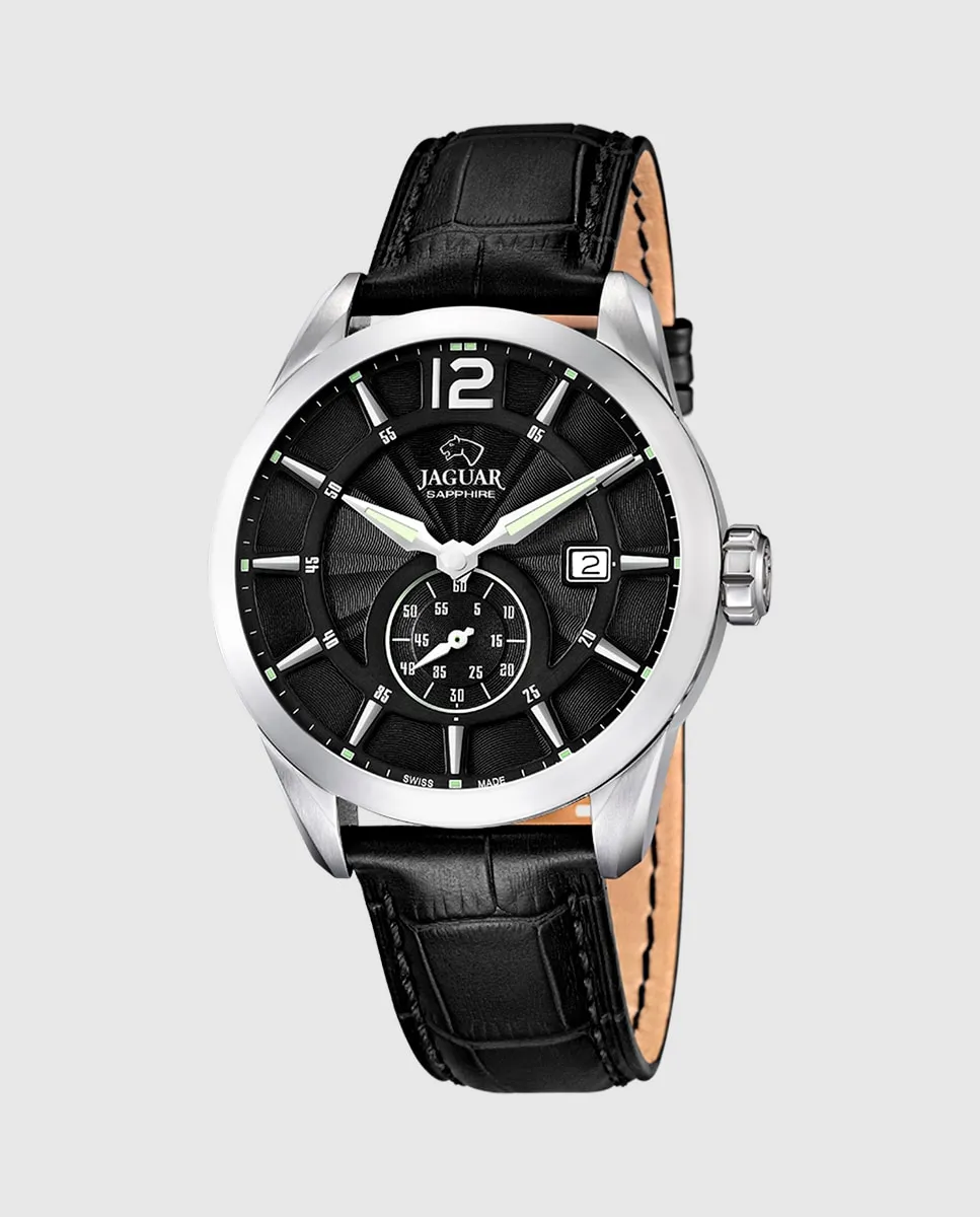 

Мужские часы J663/4 Acamar из черной кожи Jaguar, черный