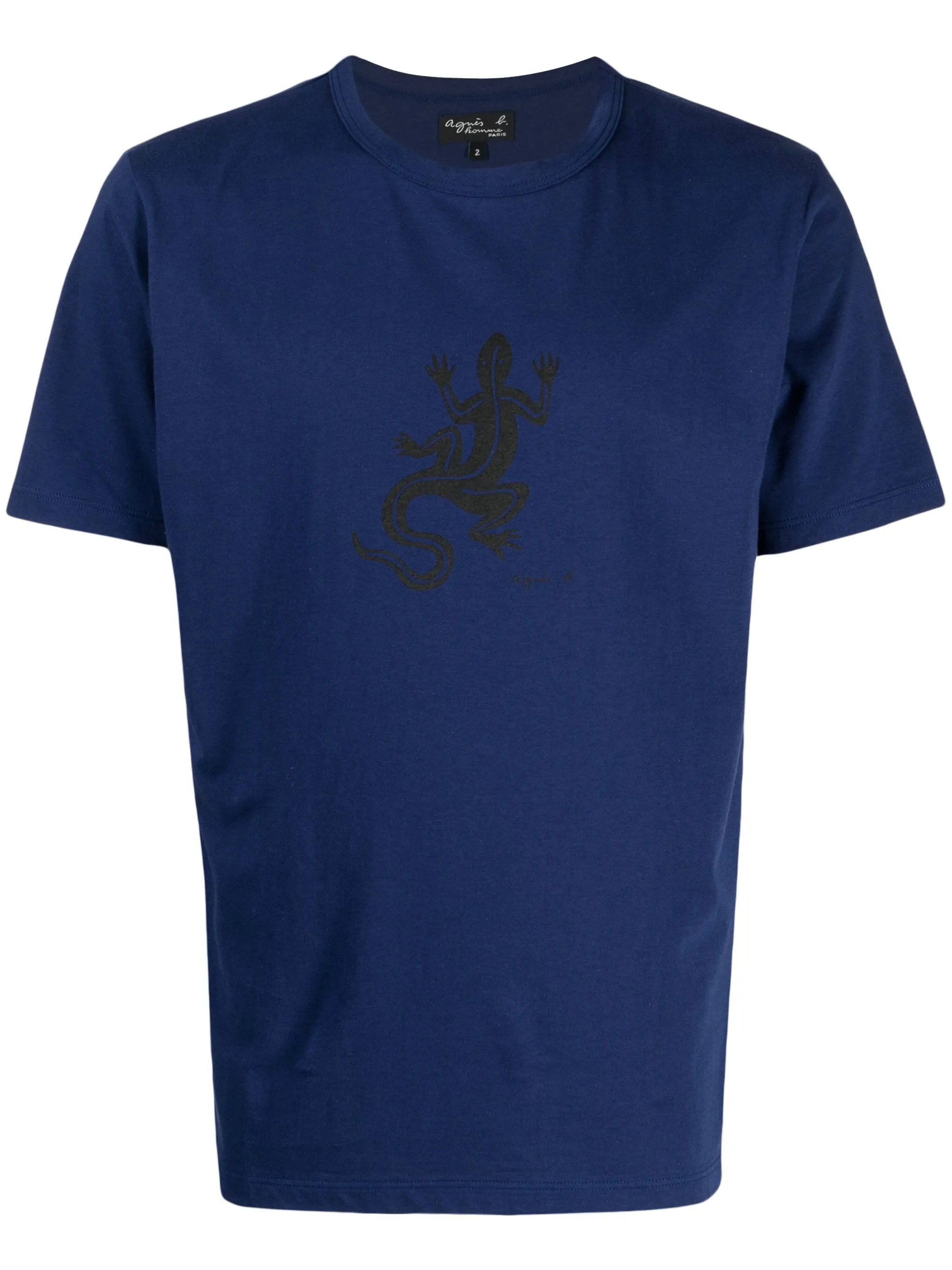 

Футболка Lizard Agnès B., синий