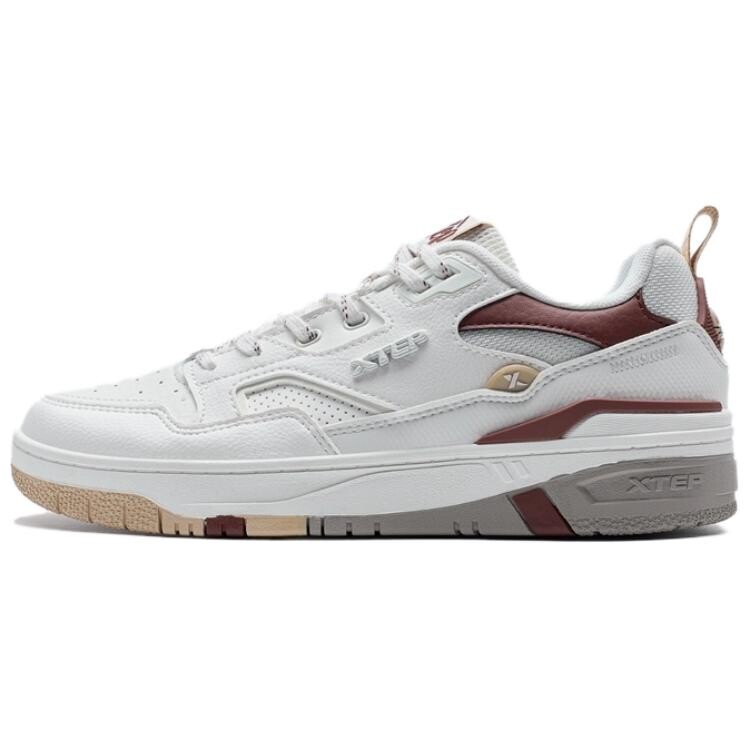 

Кроссовки XTEP Skateboarding Shoes Women's Low-top White/Red, белый/красный