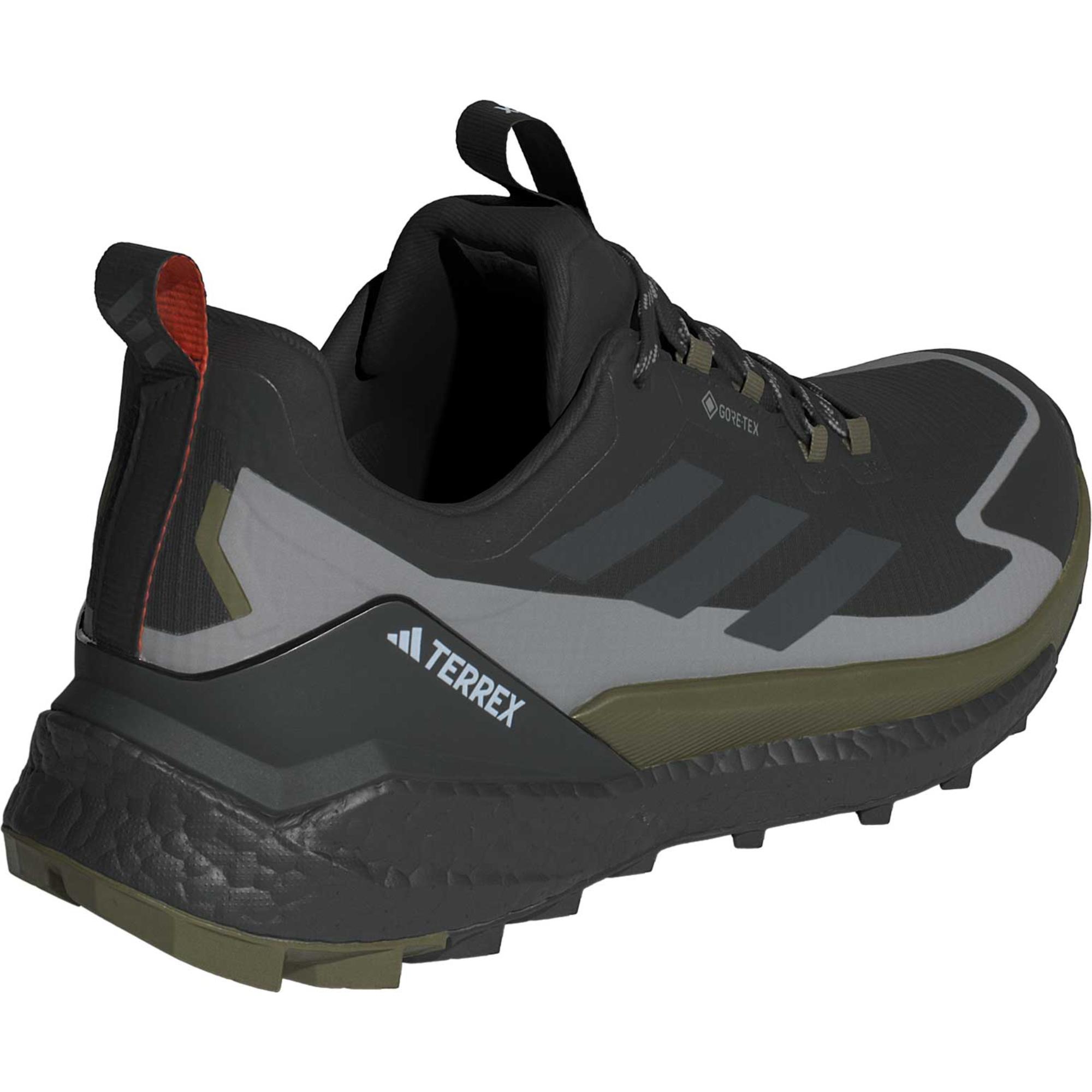 Мужские походные ботинки Terrex Free Hiker 2.0 Low Gore-Tex Adidas, Balck/Carbon/Olive Strata — фото 4